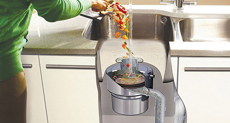 kitchen sink garbage disposal reset